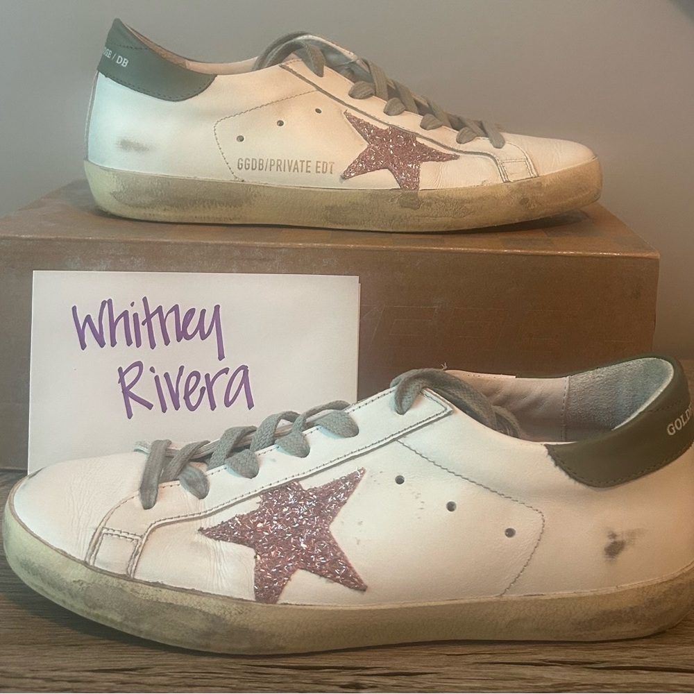 Golden Goose Superstar Low Top Sneakers (38)